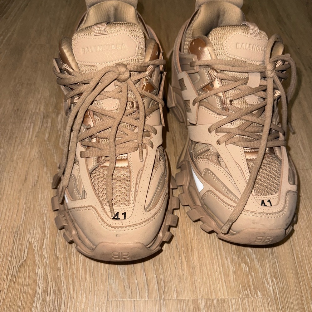 Balenciaga Tan Track Sneaker